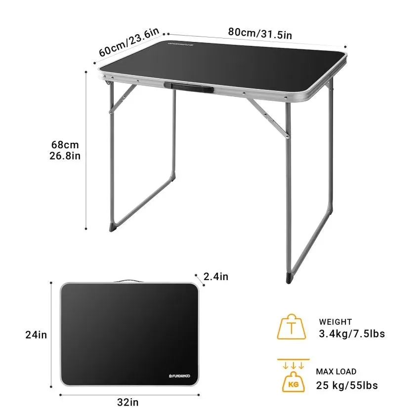 FUNDANGO Folding Camping Table