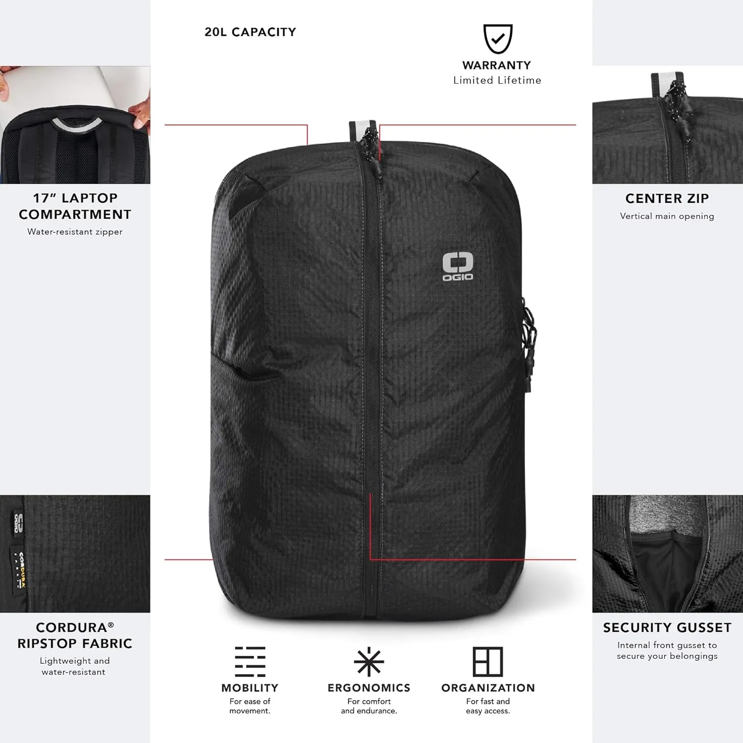 Fuse 20L Lightweight Backpack