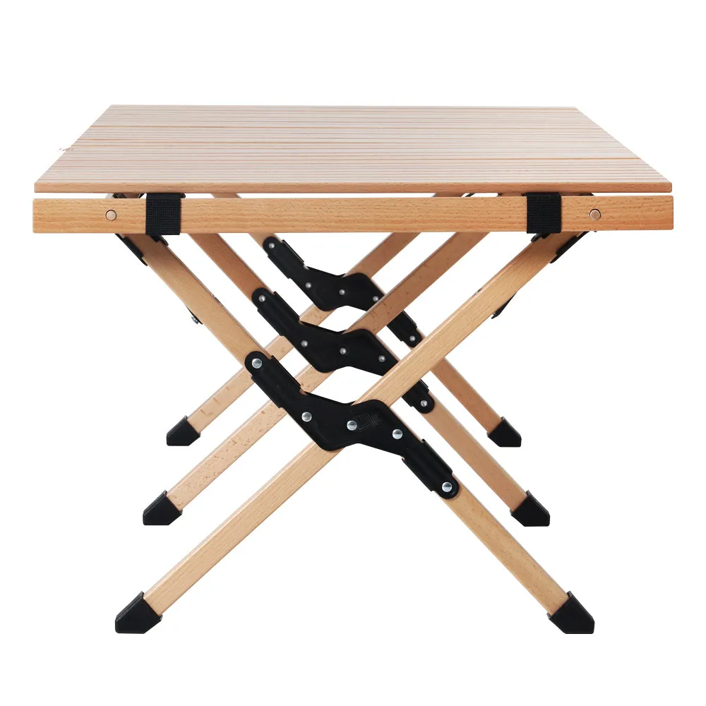 Gardeon Wooden Egg Roll Picnic Table 120cm