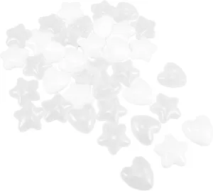 Garneck 100pcs Heart Shaped Ocean Balls for Safe Indoor Play Balls for Tents Pools and Parties Promotes Hand Eye Coordination and Physical Activity