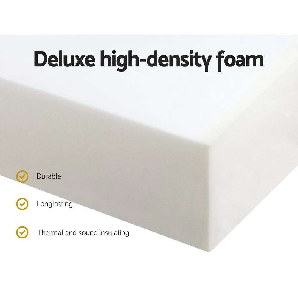Giselle Bedding Foldable Mattress Folding Portable Bed Camping Mat Queen Grey