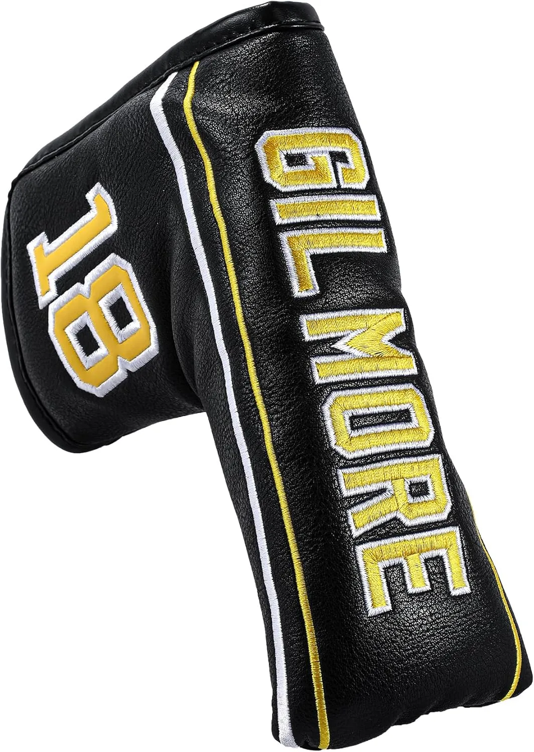 Golf Club Covers, Funny Leather Driver Headcover, Fairway Wood, 3 Wood, Hybrid, Fits Mallet Blade Putter Head Covers, Alignment Stick Cover, Headcovers Set