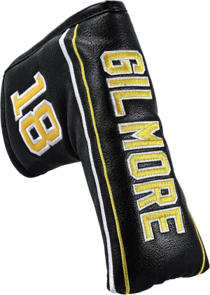 Golf Club Covers, Funny Leather Driver Headcover, Fairway Wood, 3 Wood, Hybrid, Fits Mallet Blade Putter Head Covers, Alignment Stick Cover, Headcovers Set