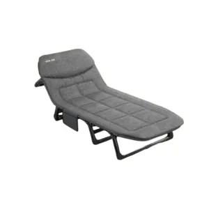 Green Lion Foldable Camping Bed - Grey