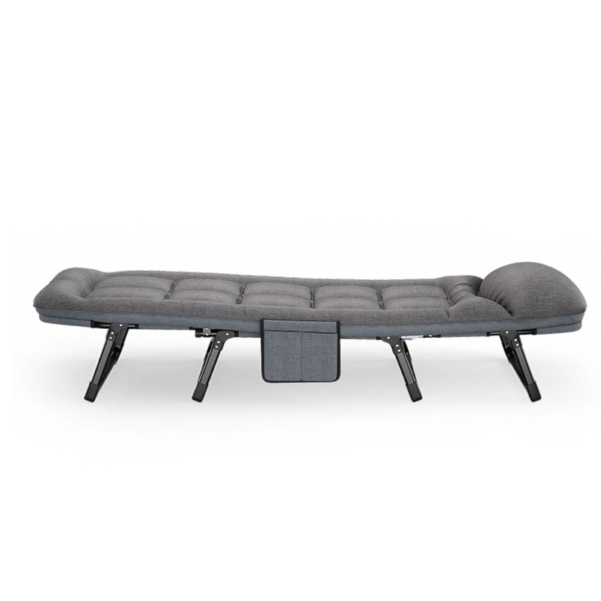 Green Lion Foldable Camping Bed - Grey