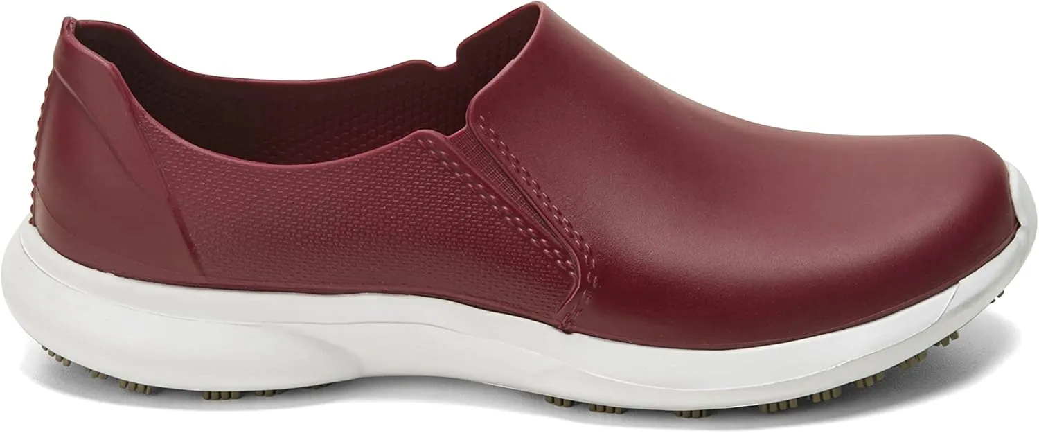 GRIP&COMFY Waterproof Shoes for Women - Slip on - Comfortable Non Slip Walking Rain Shoes - Soft Thermoplastic Rubber Sneakers - Garden Nurses Chefs All Weather Lightweight