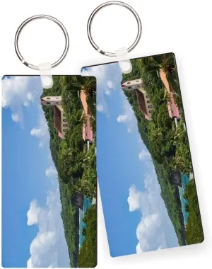 Guatemala Landmark - Pools in Guatemala - Keychain Set