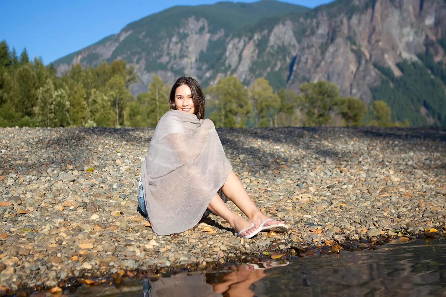 Hadley Wren Women's Lightweight Summer Insect Shield Scarf