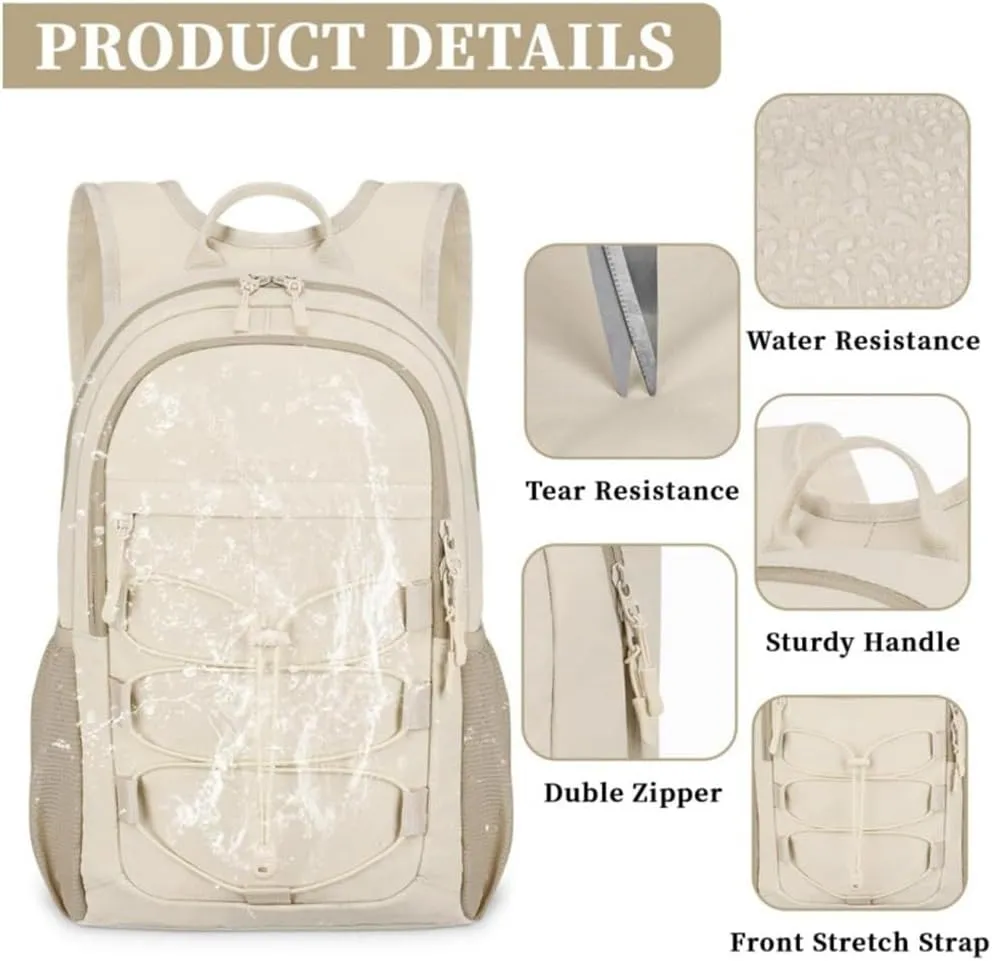 Halemet Hiking Backpack for Women Men Packable Waterproof Travel Daypack Durable Nylon Rucksack for Trekking Camping Commute