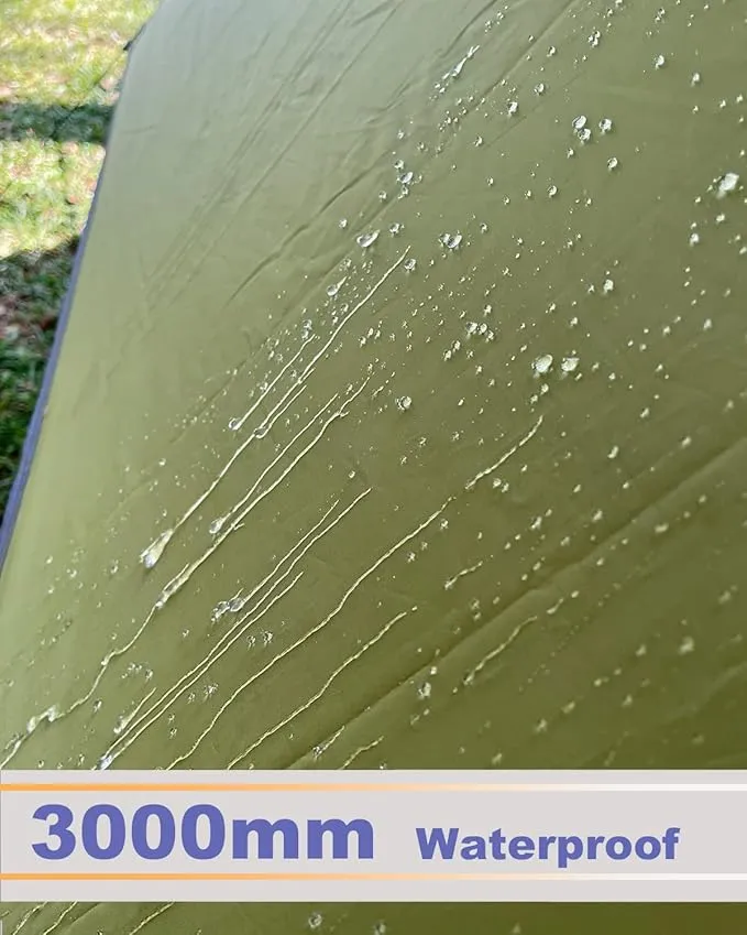 Hammock Tent Rain Fly-Camping Hammock Outdoor Tarp-Small Door Design-Keep Side Wind Rain-Best for Backpacking Hiking Camping Survival
