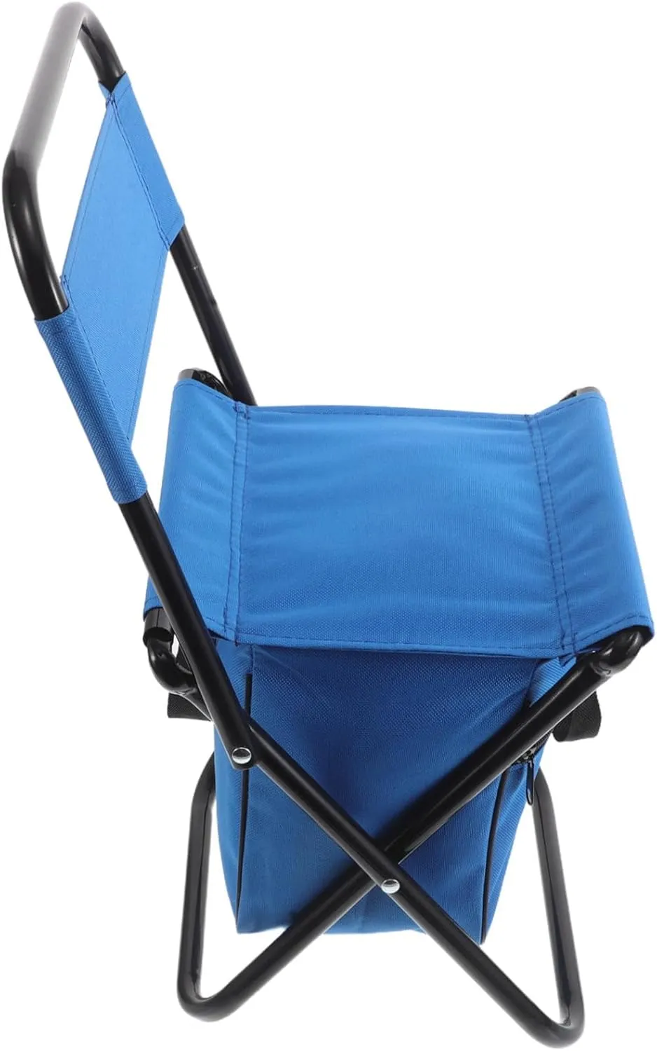 HANABASS Folding Hunting Stool with Backrest and Storage Pouch Lightweight Portable Chair for Camping Fishing Beach Travel Hiking Compact Design Quick Folding Durable Oxford