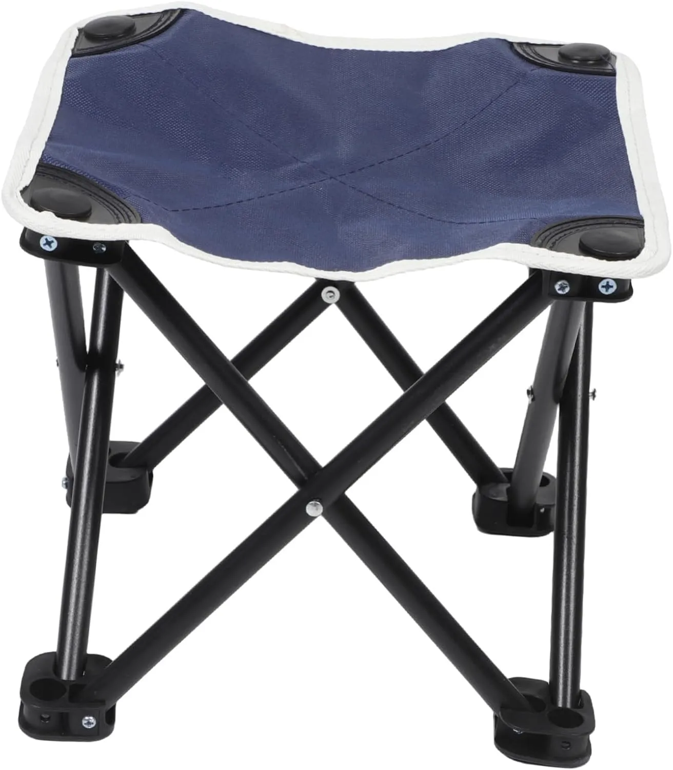 HANABASS Lightweight Camping Stool with Comfortable Seat and Backrest for Hiking Travel Fishing and Outdoor Activities Easy to Carry and Store Antitip Stability