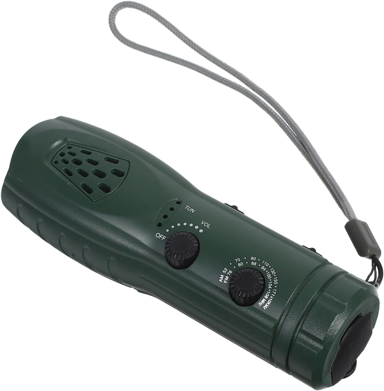 Hand Crank Flashlight Emergency Radio: LED Flashlight with Radio Sos Alarm & Hand Crank Power - Multiuse for Hiking & Mountaineering