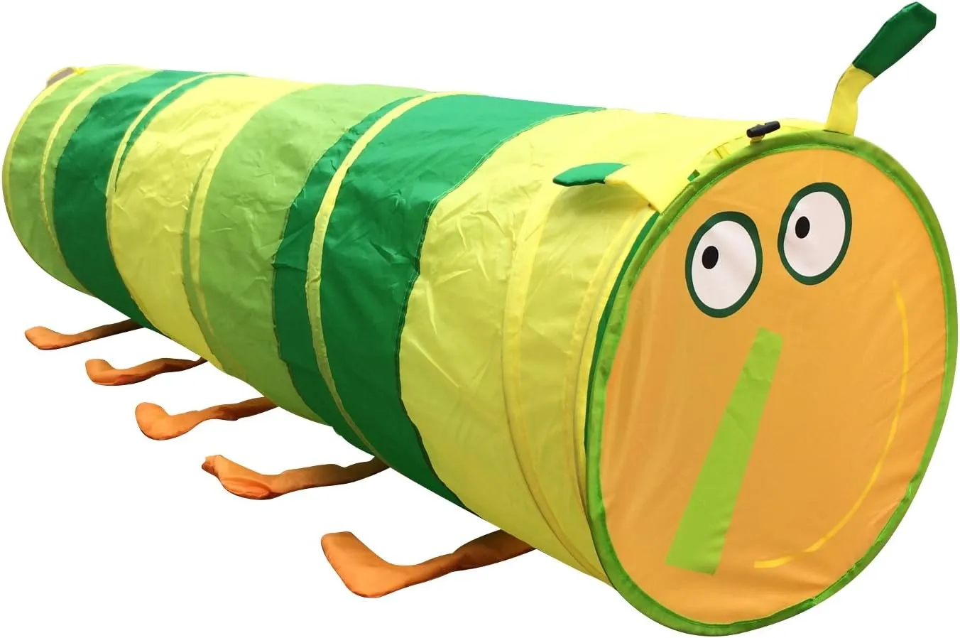 Happy Face Caterpillar Tunnel Kids Play Tent by POCO DIVO