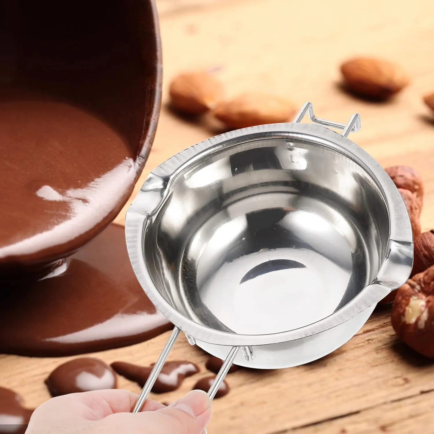 Happyyami Pot Pan Warmers Cheese Chafing Dish Heater Coffee Warmer Heated Suit Cup Lid Hot Bowls Outdoor Cookware