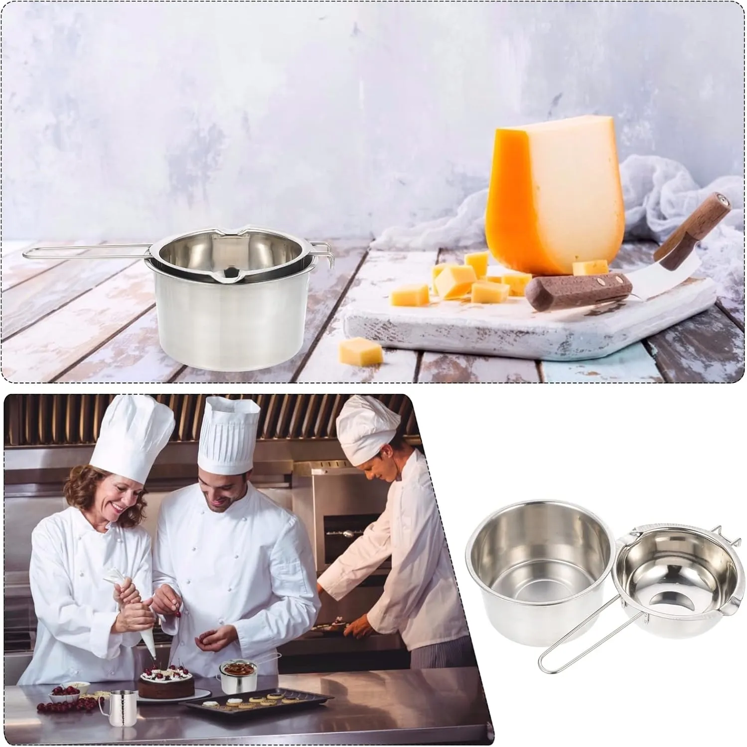 Happyyami Pot Pan Warmers Cheese Chafing Dish Heater Coffee Warmer Heated Suit Cup Lid Hot Bowls Outdoor Cookware