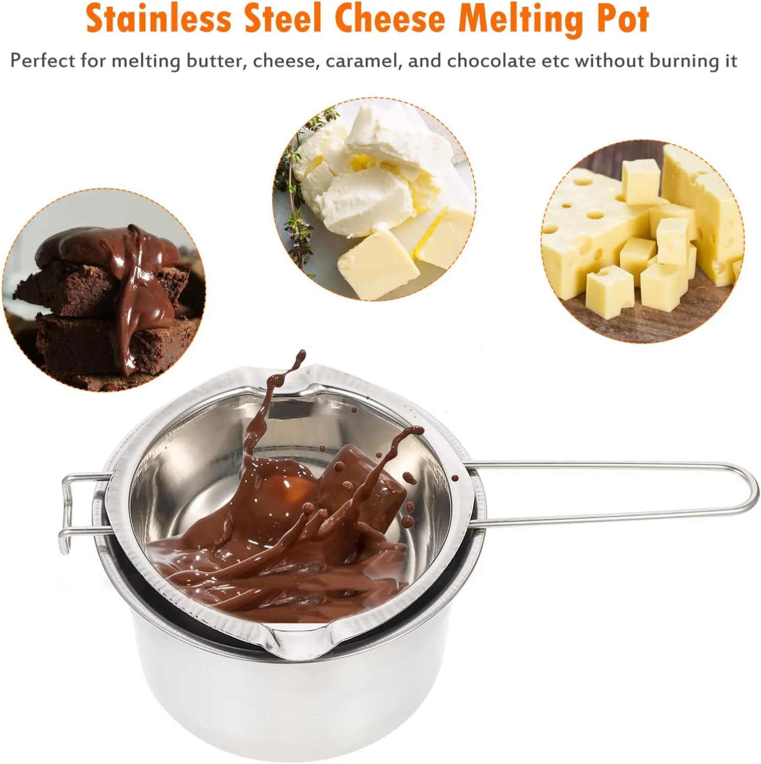 Happyyami Pot Pan Warmers Cheese Chafing Dish Heater Coffee Warmer Heated Suit Cup Lid Hot Bowls Outdoor Cookware