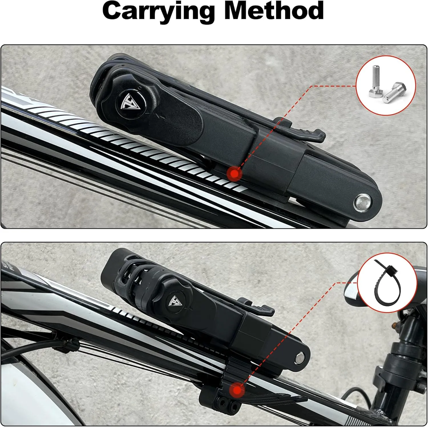 Heavy Duty Anti-Theft Folding Bike Lock, Combination Fold Chain Lock for Bicycle Scooter Motorcycle, 0.8 Inches Wide 0.3 Inches Thick Alloy Steel, Anti-Pinch, Anti-Crush, Anti-Saw, 85 cm
