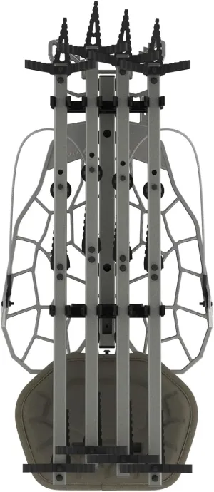 Helo Hunt Ready System - Hunting Accessories Bundle w/Lock on Tree Stand & Tree Steps – Versatile & Packable – Frost-Coated Treestand Accessories - Made in USA