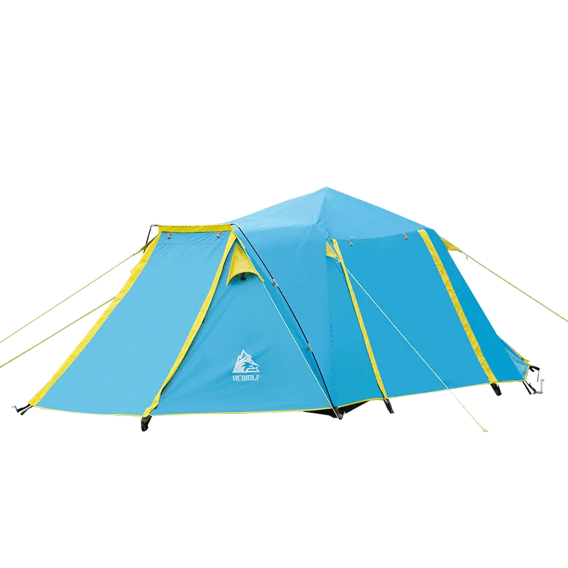 Hewolf Camping Tent 4P - Blue