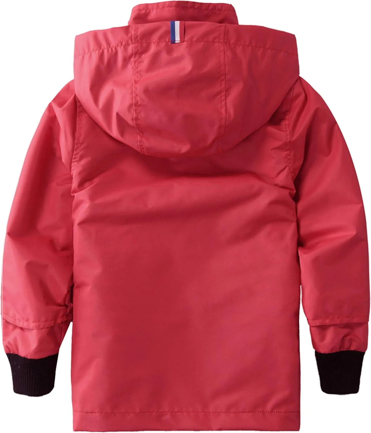 Hiheart Boys Girls Waterproof Hooded Jackets Cotton Lined Rain Jackets