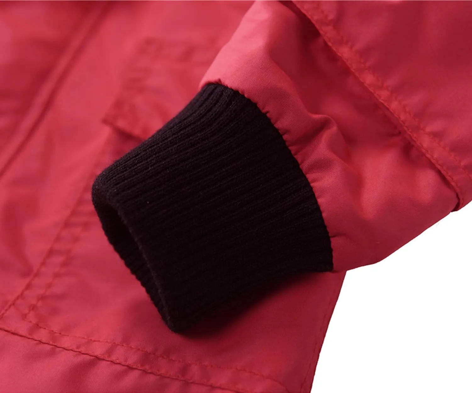 Hiheart Boys Girls Waterproof Hooded Jackets Cotton Lined Rain Jackets