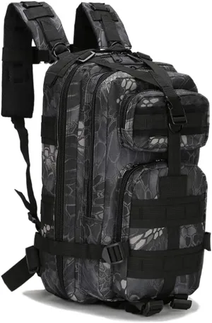 Hiking Backpack Men's Shoulders Bag Sports Backpack Oxford Cloth Camping Shoulders Bag Waterproof Training Backpack for Outdoor Mountaineering Cycling Training 25L-30L, Type 7