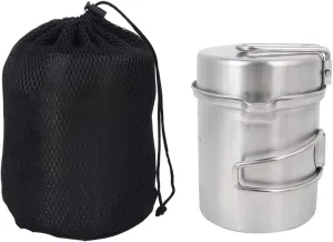 Hiking Pot Camping Cookware Set Lightweight Outdoor Cooking Gear Portable Cooking Utensils with Storage Bag for Backpacking Picnic Camping Hiking