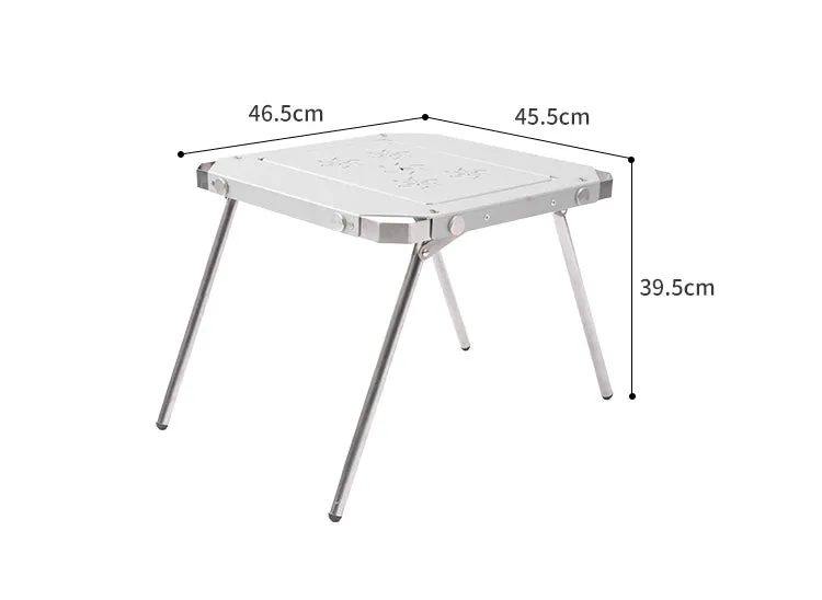 Homful Outdoor IGT Table Aluminum Alloy Folding Lifting Table Camping BBQ Multifunctional Detachable Table Barbecue Picnic
