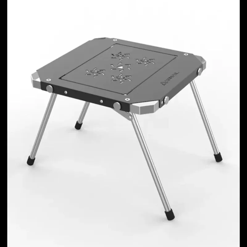 Homful Outdoor IGT Table Aluminum Alloy Folding Lifting Table Camping BBQ Multifunctional Detachable Table Barbecue Picnic