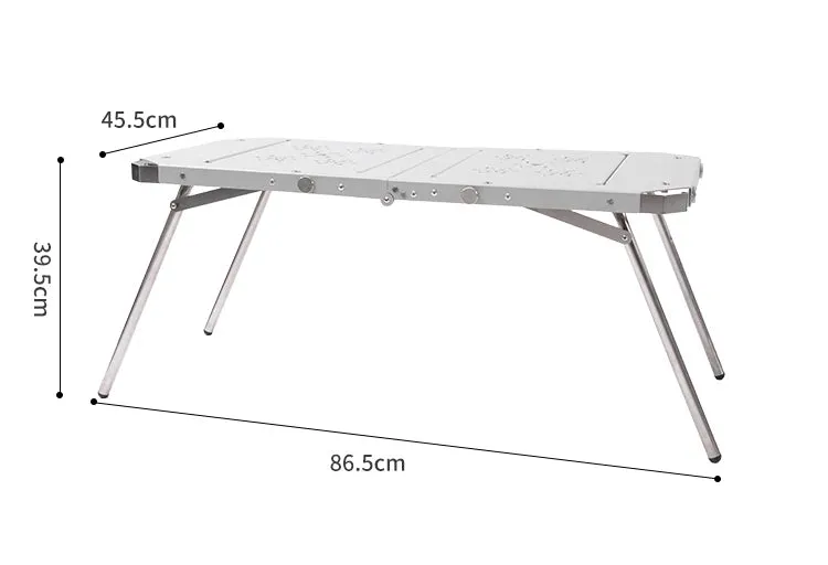 Homful Outdoor IGT Table Aluminum Alloy Folding Lifting Table Camping BBQ Multifunctional Detachable Table Barbecue Picnic