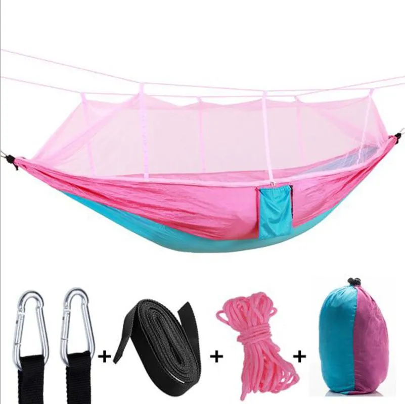 Huge selection Nylon Mosquito Camping Safe payments Portable Anti-Mosquito Net with Sleeping Hammock Outdoor Windproof Hammock Ultralight Swing