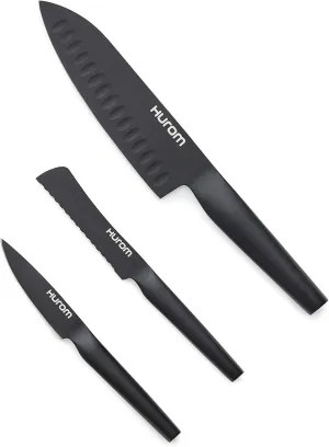 Hurom Fruit & Vegetable Knife Set, Matte Black