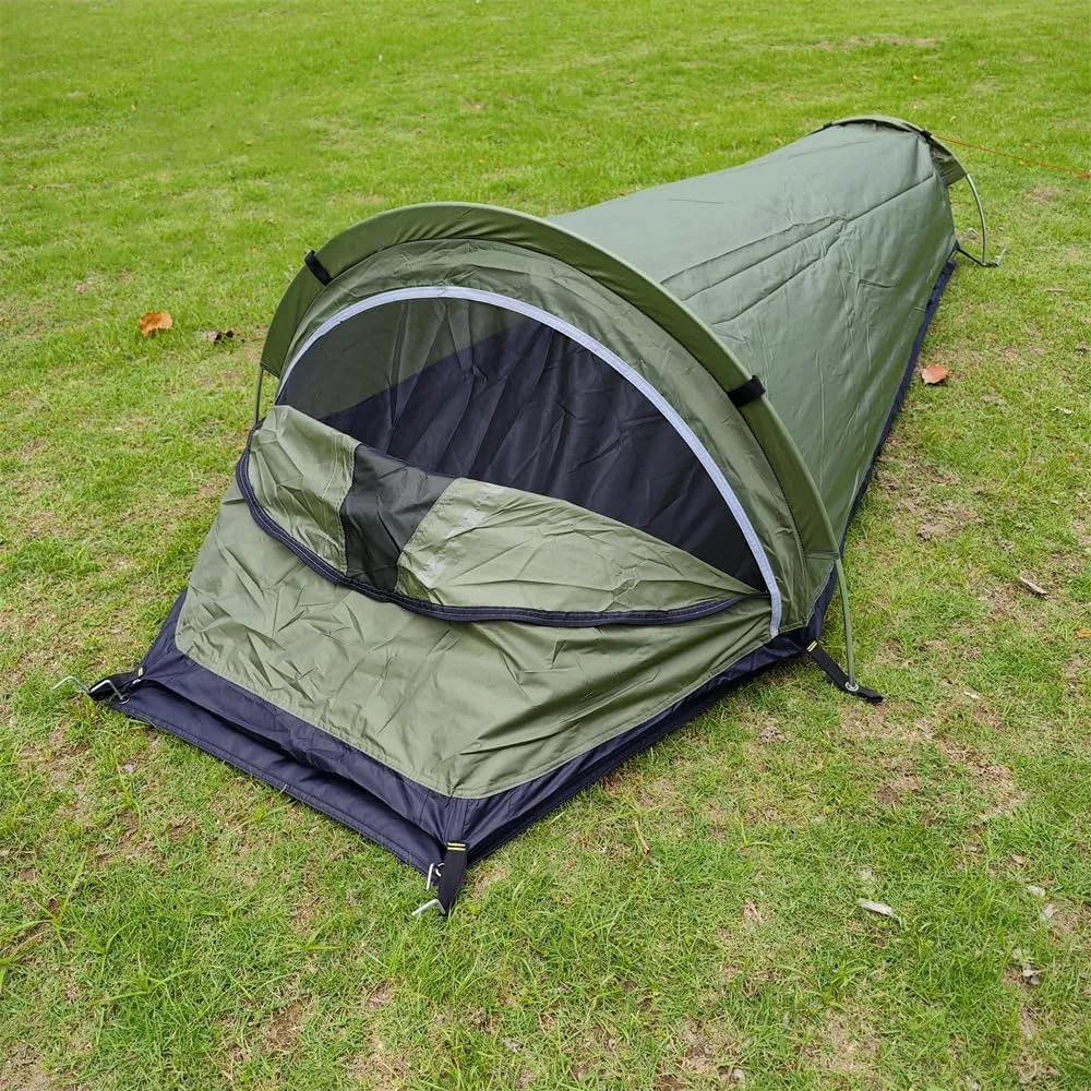 HXBER Waterproof Camping Footprint for 1 Person Tent Backpacking Tent Tarp Ground Cloth Groundsheet