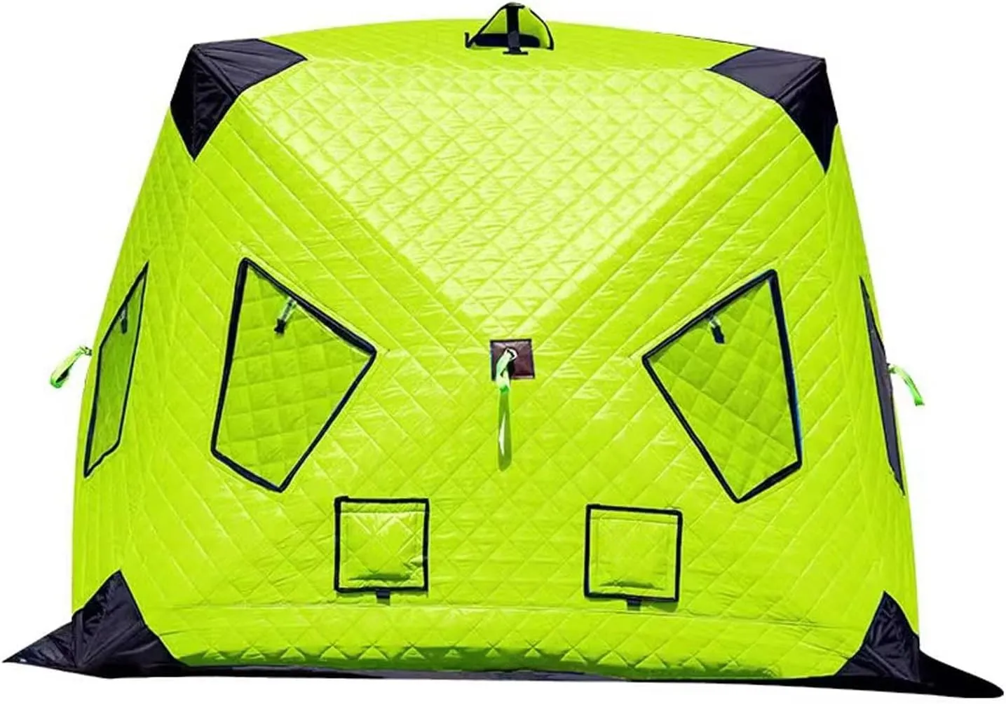 ice Fishing Tent ice Fishing shelter Insulated 2-3 People Quickly Set Up a Warm and Thickened Ice Fishing Tent with Firewood to Warm The Mouth(Color:1)