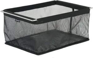 IGT Compatible Folding Mesh Drain Basket – Folding Table Storage Pouch-Stainless Steel Frame Hanging Rack, Outdoor Table Accessories for Camping and Picnics