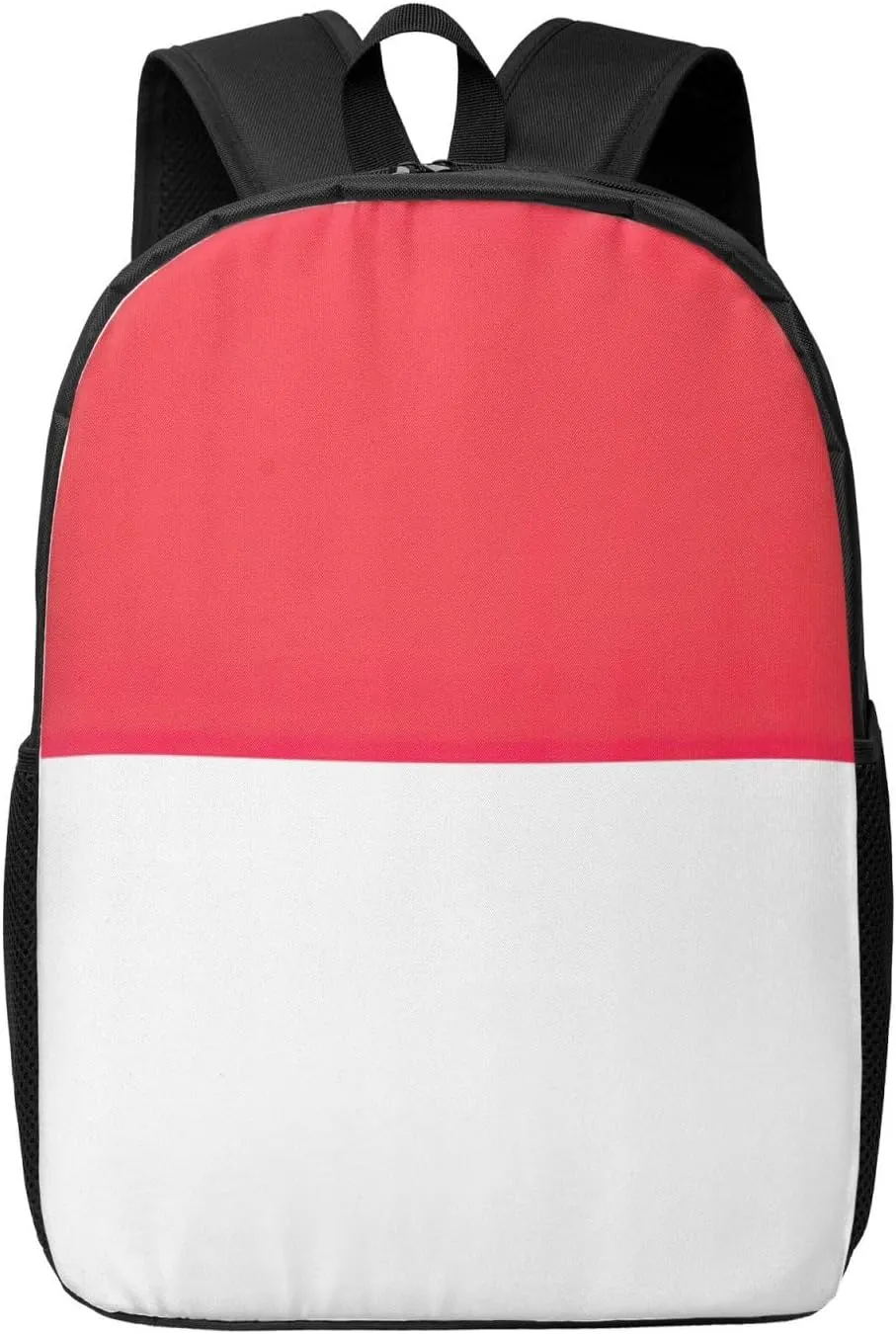 Indonesian Flag Print Travel Laptop Backpack,Business Work Bag, Campus Rucksack Book Bag For Men Women