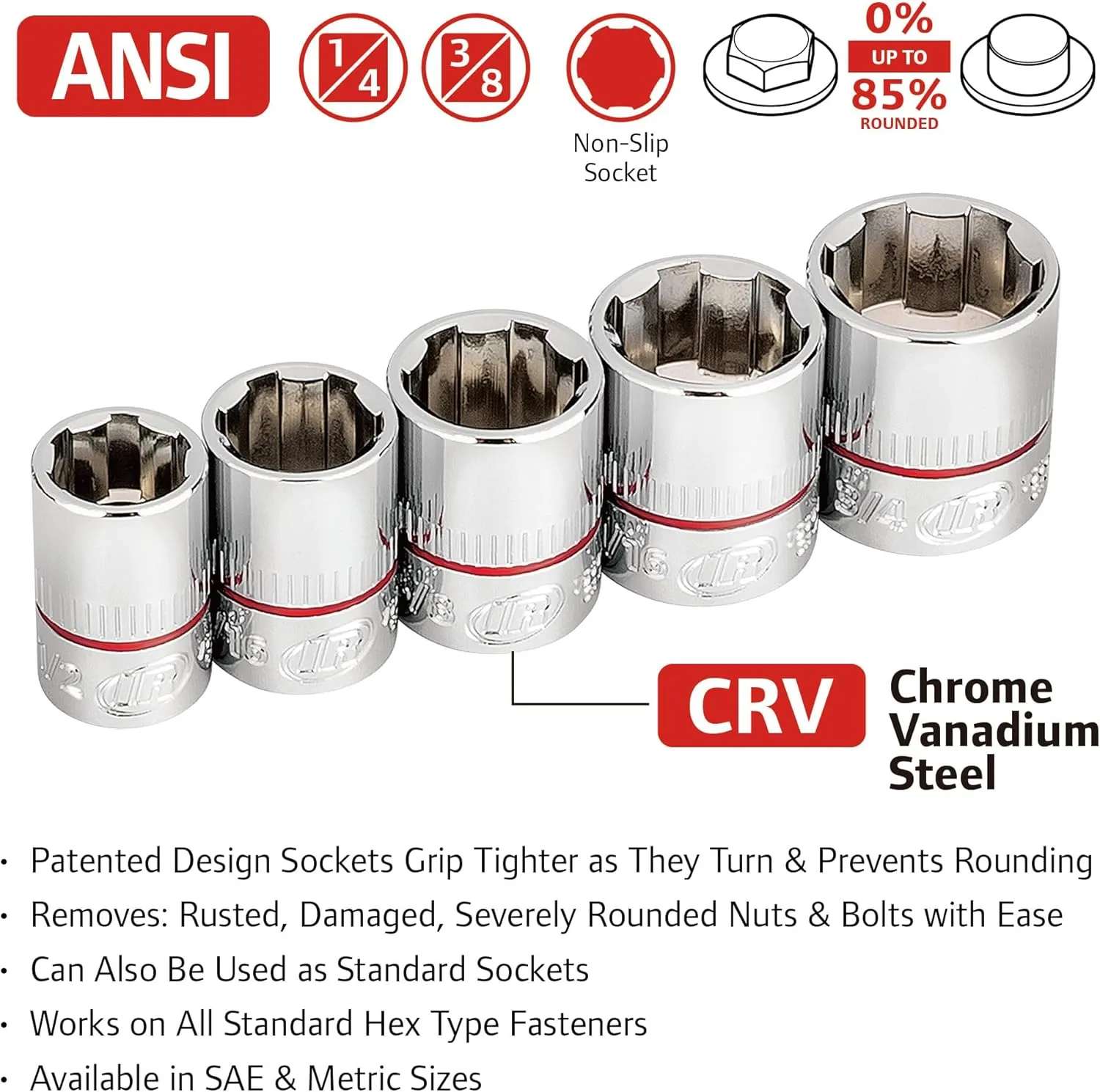 Ingersoll Rand 101 Pc. Tech Solutions Master Non-Slip Socket & Bit Set- 752024