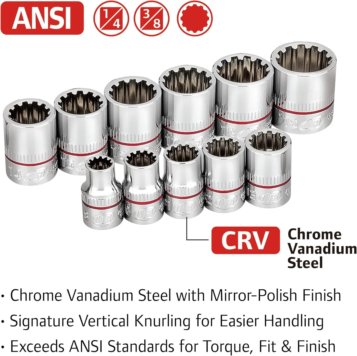 Ingersoll Rand 101 Pc. Tech Solutions Master Non-Slip Socket & Bit Set- 752024