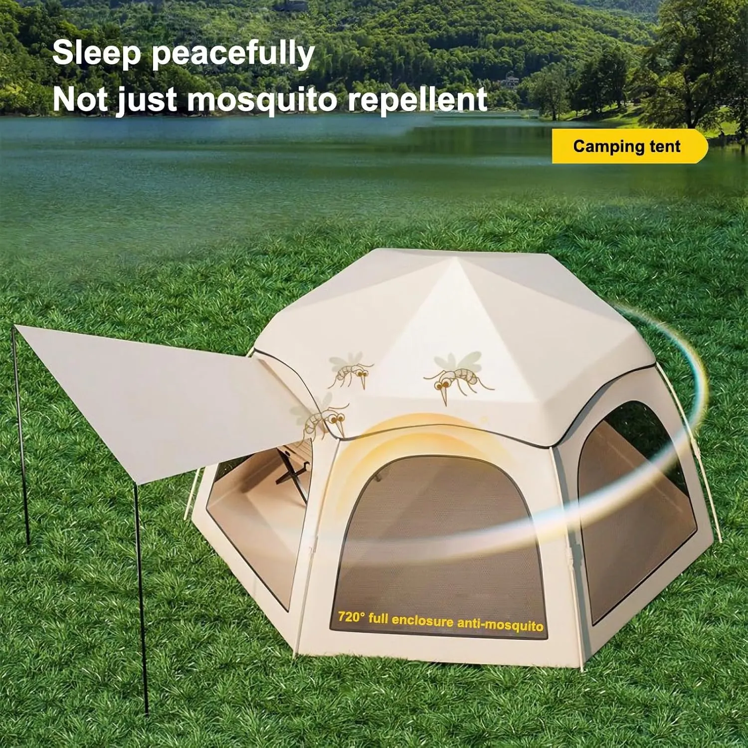 Instant Pop Up Tent Family Tents for Camping Instant Tents for Camping Tents for Camping 4 Person Large Tent