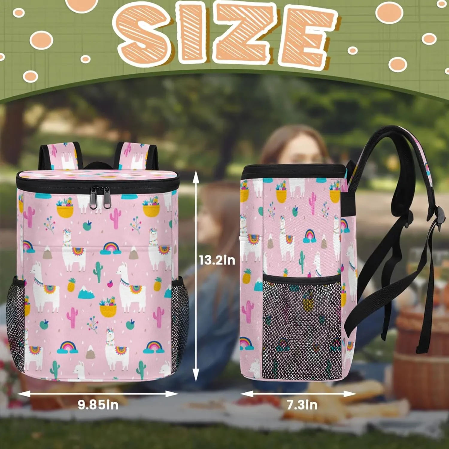 Insulated Cooler Backpack 30 Cans, Leak Proof Cooler Bag, Backpack Coolers for Picnic Hiking Camping Beach