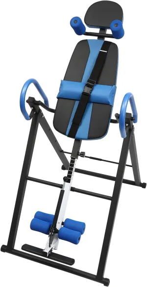 Inversion Table, Gravity Heavy Duty Inversion Table, Teeter Hang-Ups, Fitness Chiropractic Back Stretcher, Teeter Inversion Table, Hang Upside Down Back Stretcher Blue