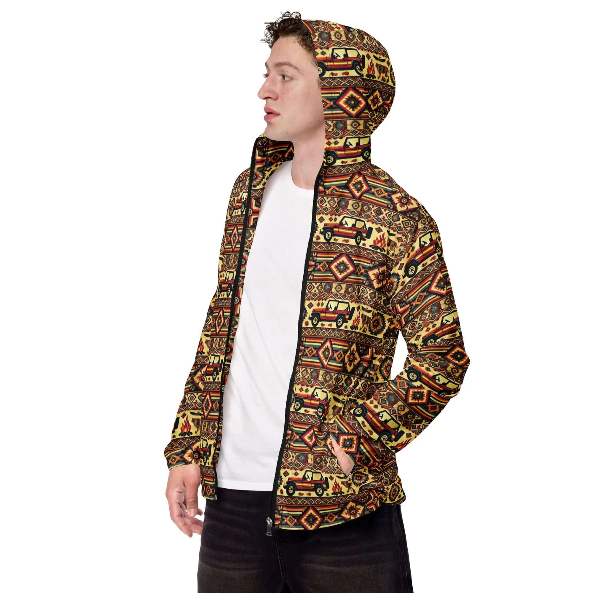 Jeep Windbreaker - Lightweight Water-Resistant Jacket