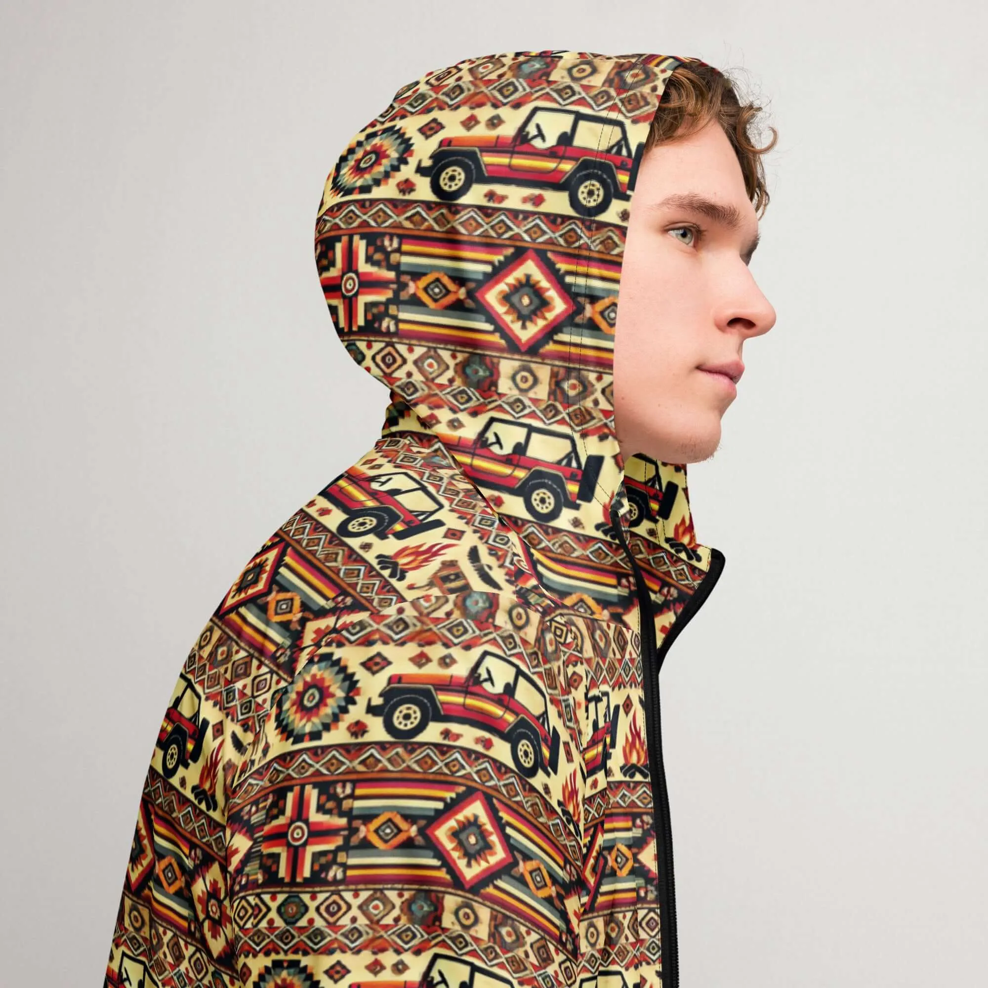 Jeep Windbreaker - Lightweight Water-Resistant Jacket