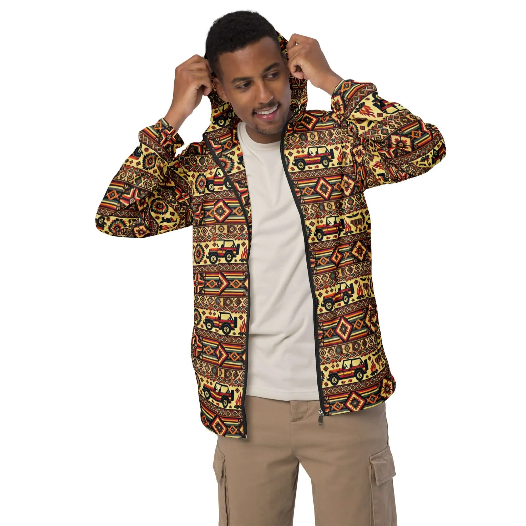 Jeep Windbreaker - Lightweight Water-Resistant Jacket
