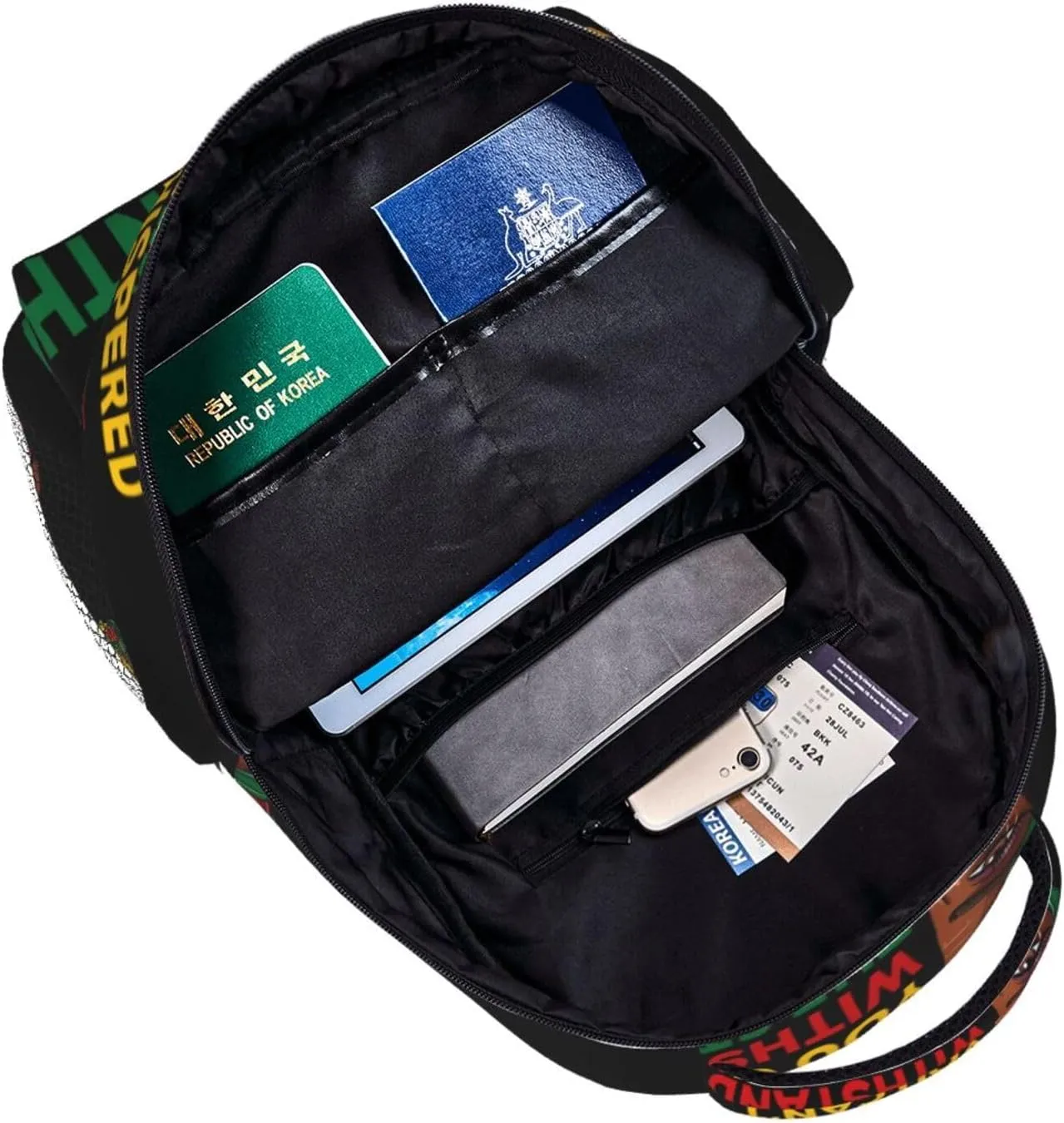 Juneteenth African Woman Black History Month Backpack Lightweight Laptop Backpack Casual Daypack Travel Double Shoulder Bag For Women Men