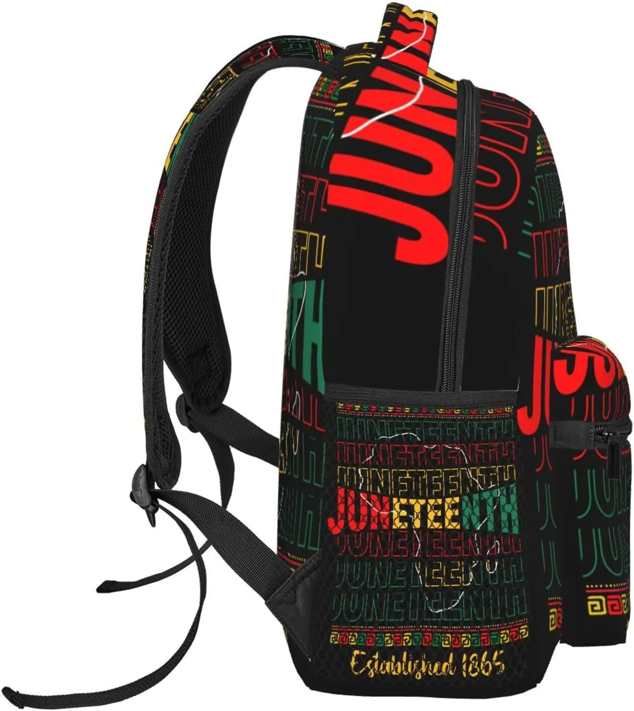 Juneteenth Celebrating Black Freedom Backpack Lightweight Laptop Backpack Casual Daypack Travel Double Shoulder Bag For Women Men