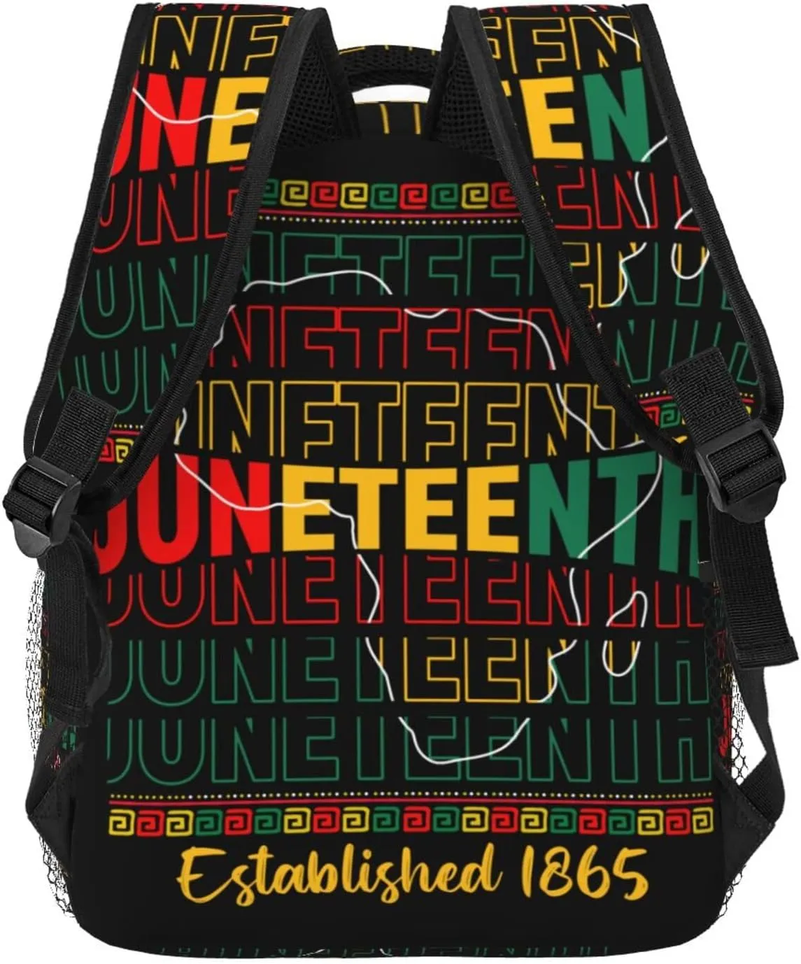 Juneteenth Celebrating Black Freedom Backpack Lightweight Laptop Backpack Casual Daypack Travel Double Shoulder Bag For Women Men