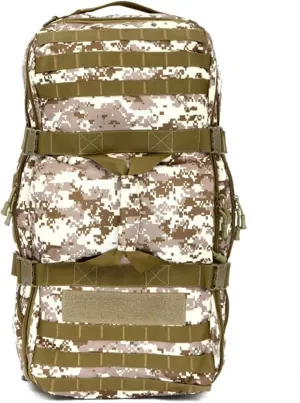 Jungle Leopard 60L Military Tactical Molle Backpack Large Capacity for Men Women Travel Hiking Backpacks Rucksack(S433-60-DD)