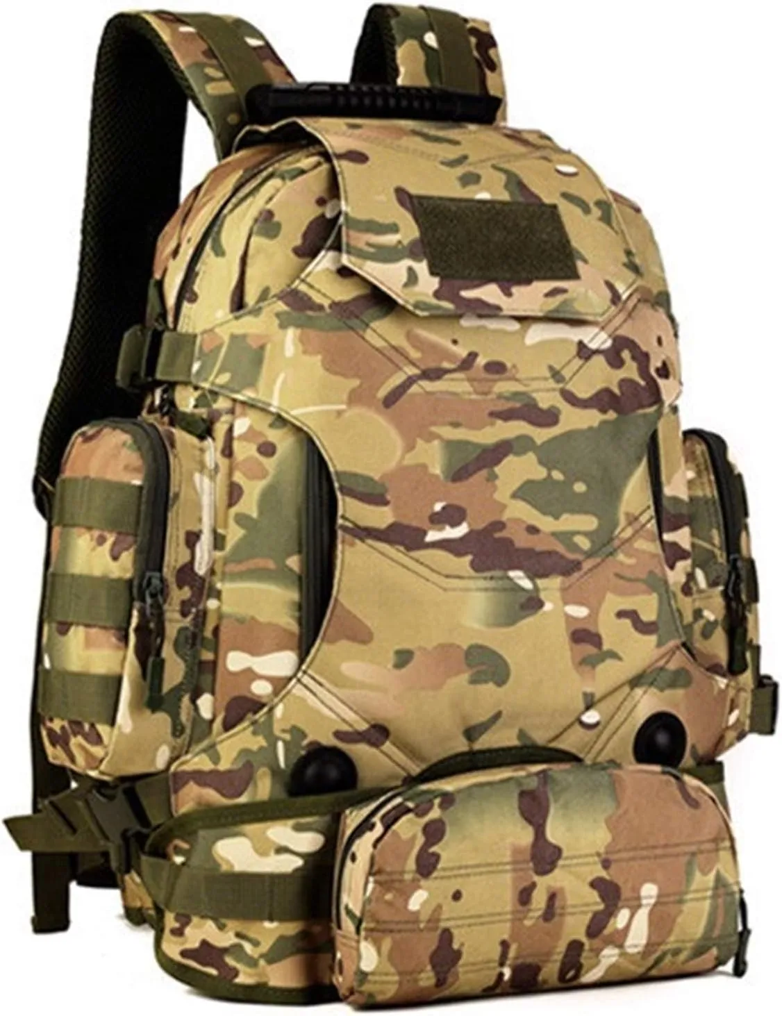 Jungle Leopard Travel Backpack Army Molle Sport Bag Men Camping Hiking Tactical Backpack Military Backpack 40L(S427-40L-CP)